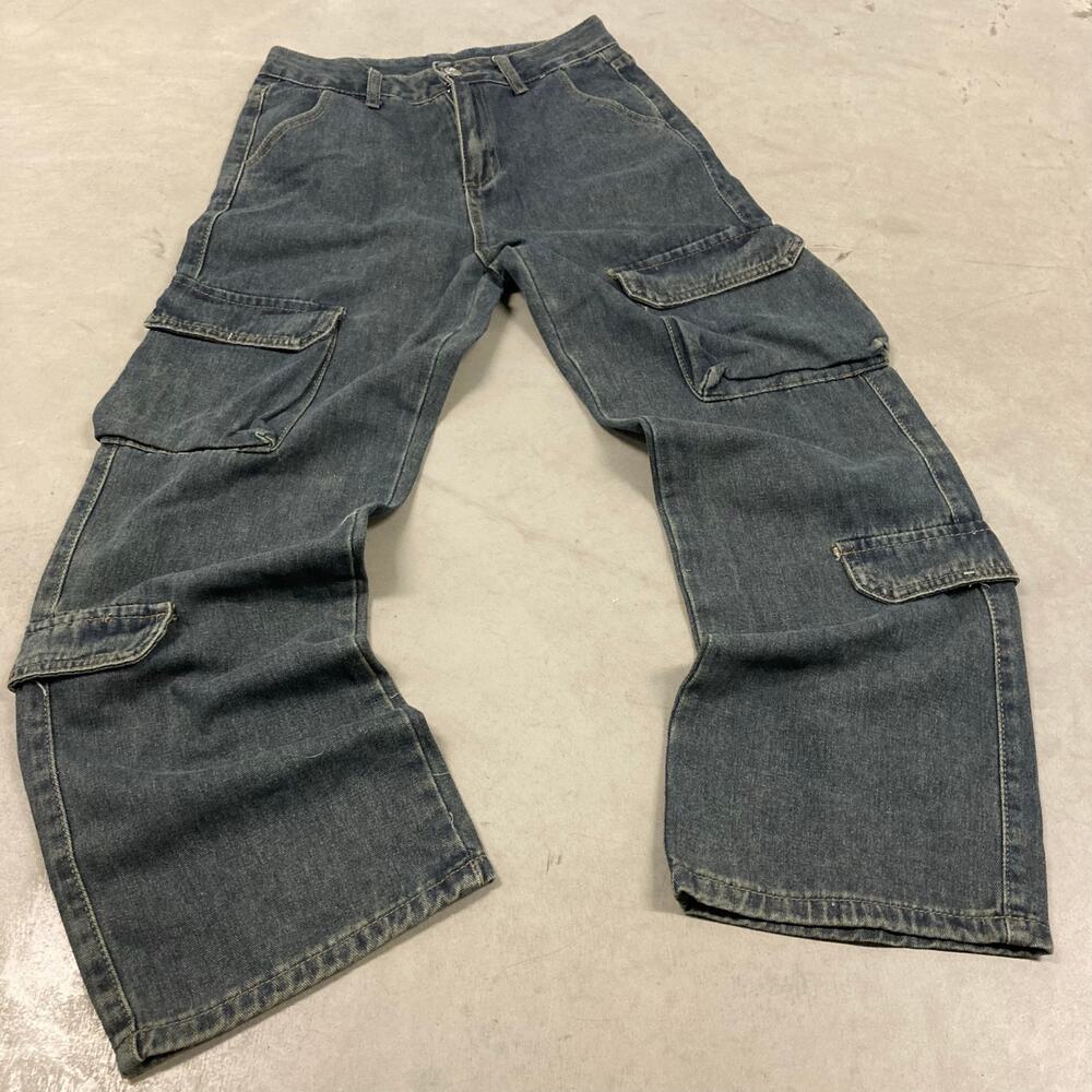 vintage y2k faded cargo jeans 28x27